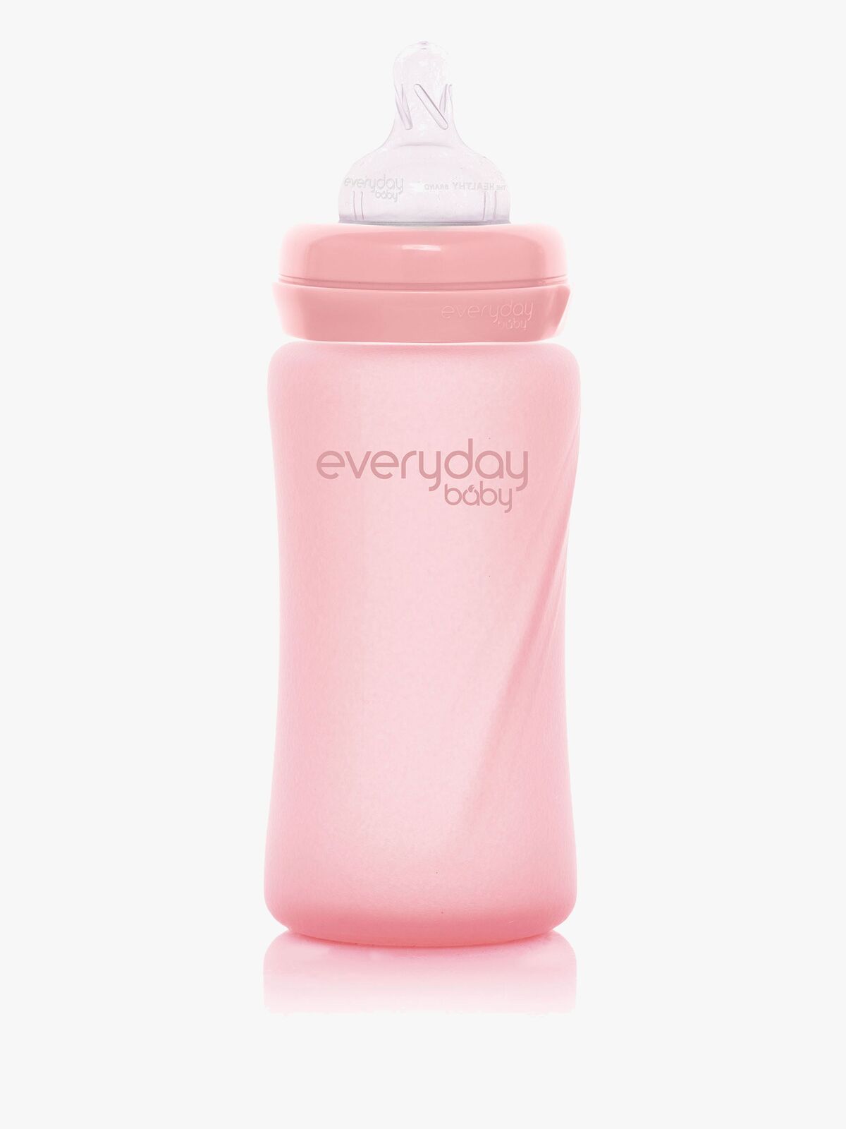 Everyday Baby Sutteflaske Glas 240 ml, Lyserød