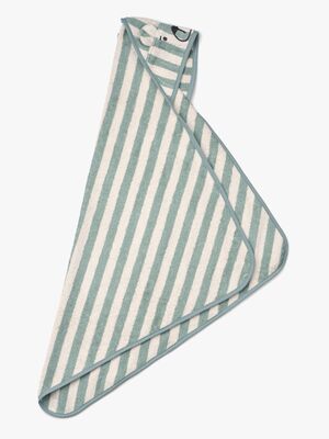 LIEWOOD Albert Håndklæde med Hætte, Peppermint/Creme de la creme