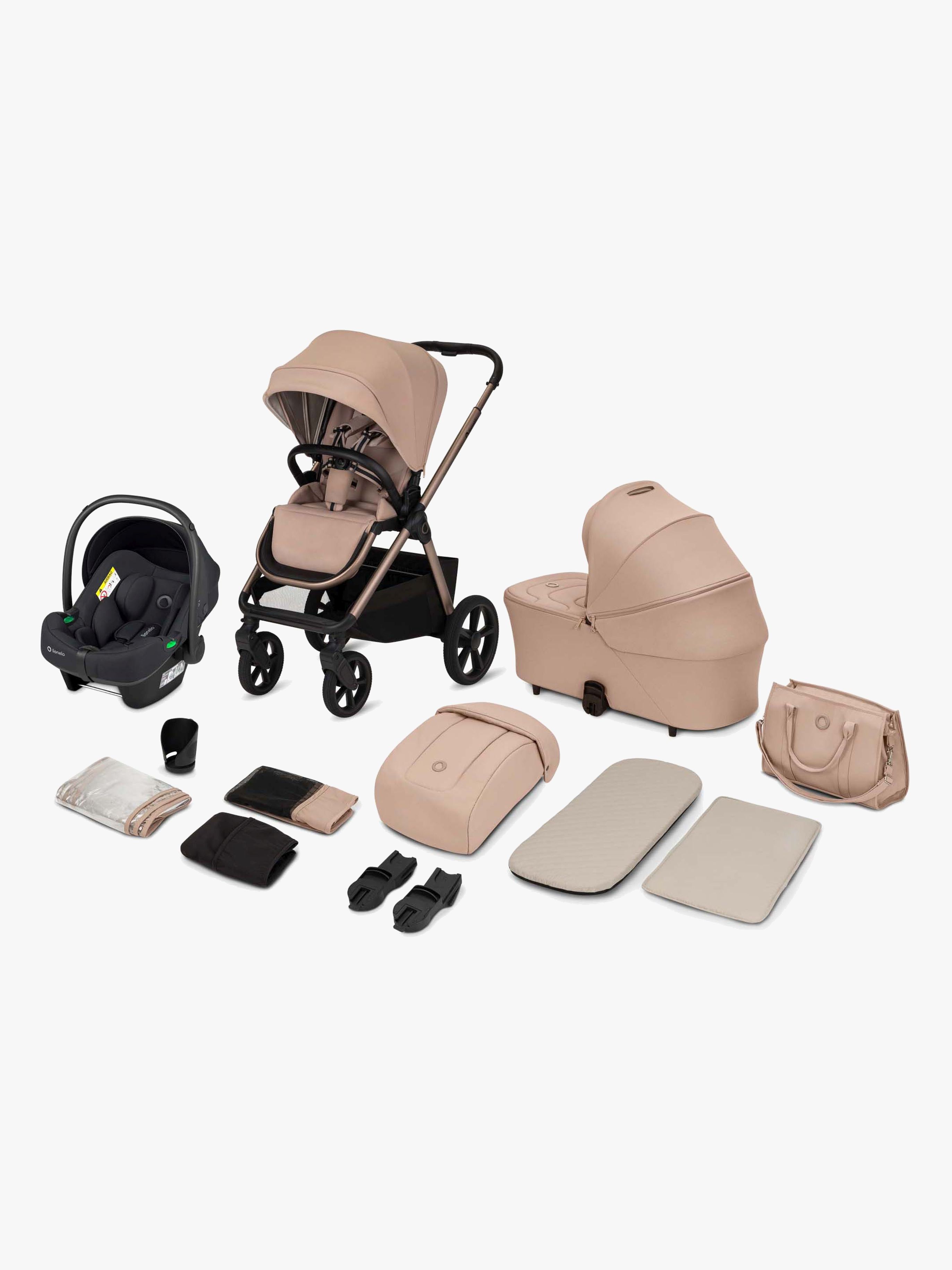 Lionelo CARMINE 3-in-1 Duovogn, Beige Sand