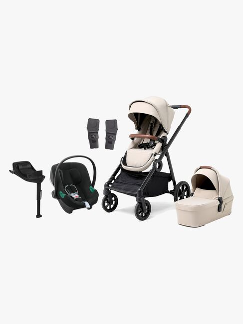 Beemoo Pro Multi 2 Duovogn inkl. Cybex Aton B2 i-Size Autostol Baby & Base, Latte Beige