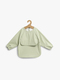 Beemoo CARE Bib  Langærmet Hagesmæk, Soft Green