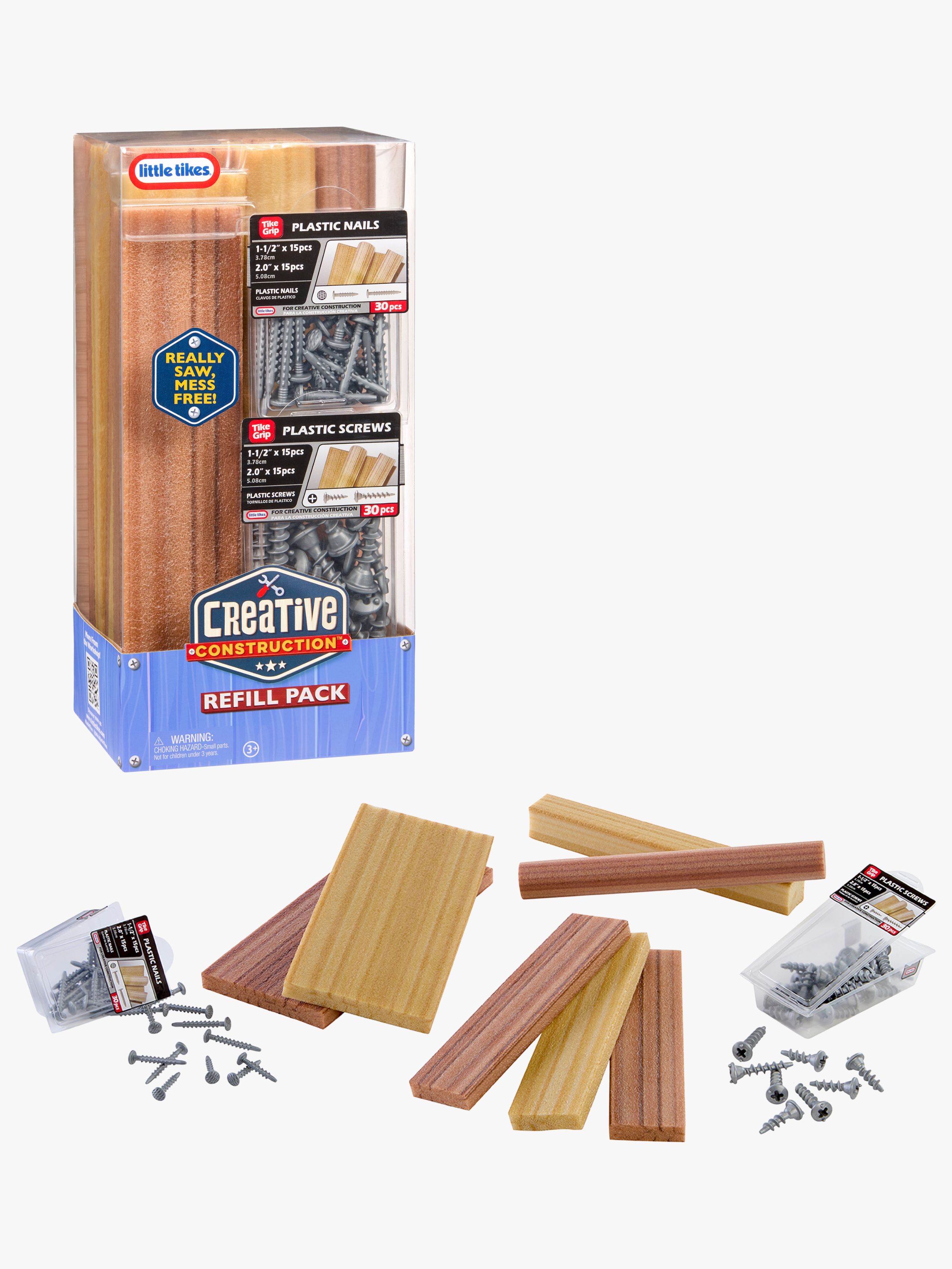 Little Tikes Creative Construction Refillsæt med Søm &  Skrue