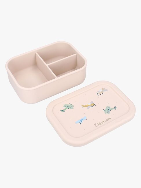 Kidzroom Silikone Madkasse Small Talk, Beige