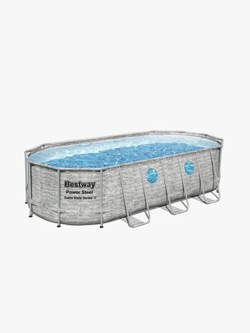Bestway Power Steel Swim Vista Series Oval poolsæt 549x274x122 cm