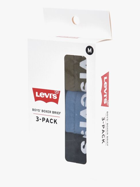 Levi's LHB Boxer Brief Underbukser 3-pak, Black