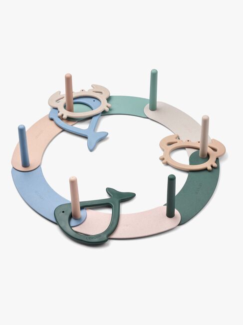 LIEWOOD Noova Ringspil Havdyr, Peppermint Multi Mix