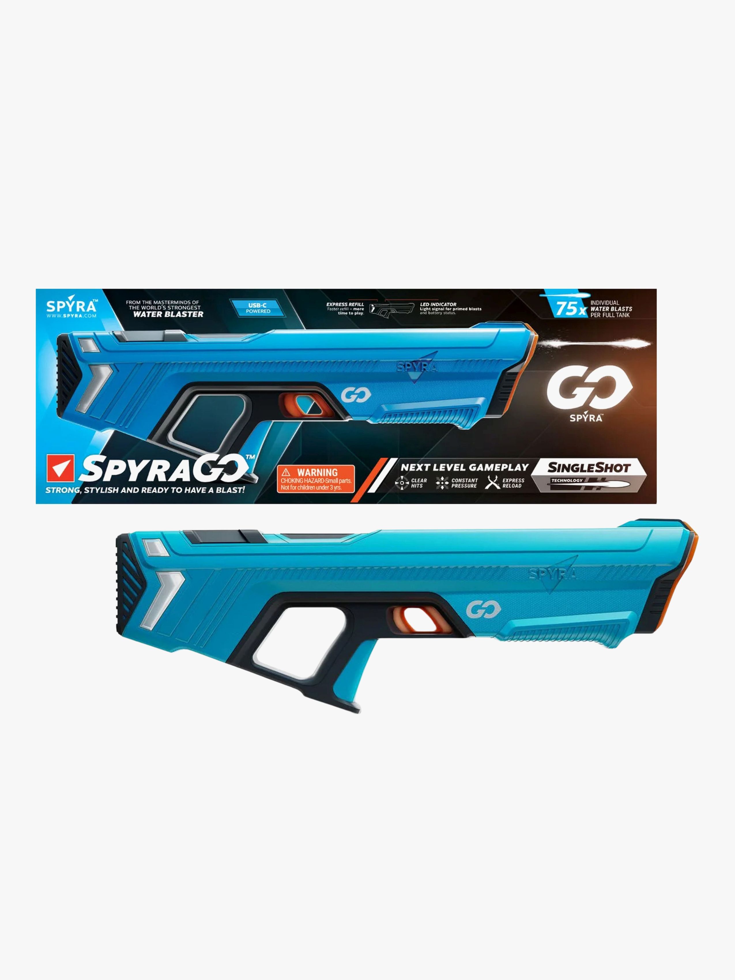 Spyra Vandpistol Go, Blå