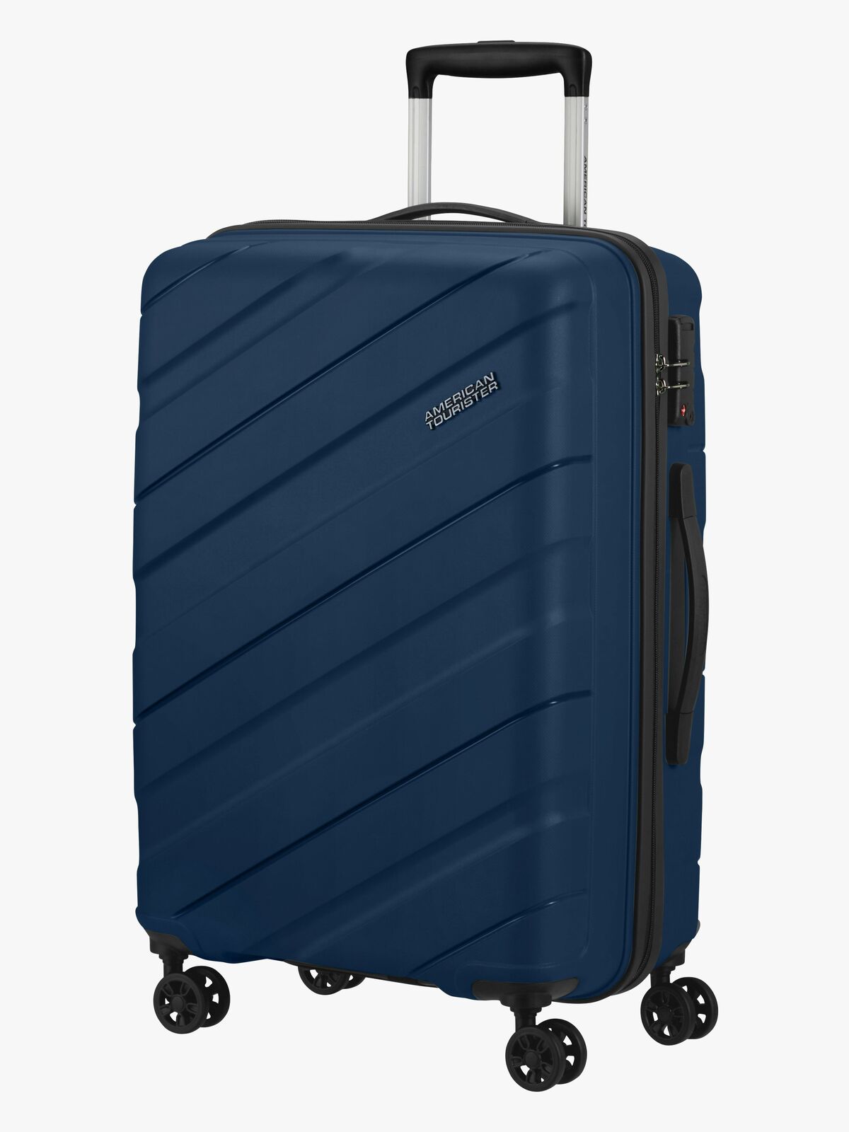 American Tourister Jetdriver Spinner Kuffert 63L, Navy Blue