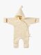 BINIBAMBA Merino Snugglesuit, Milk