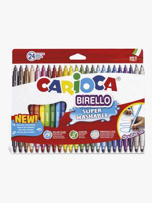 Carioca Birello Dobbeltspids Fiberpenne 24-pak