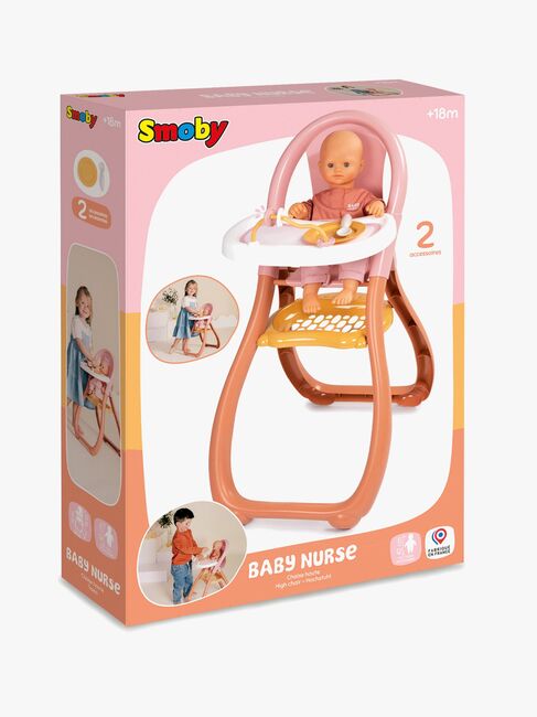 Smoby Baby Nurse Højstol til Babydukker