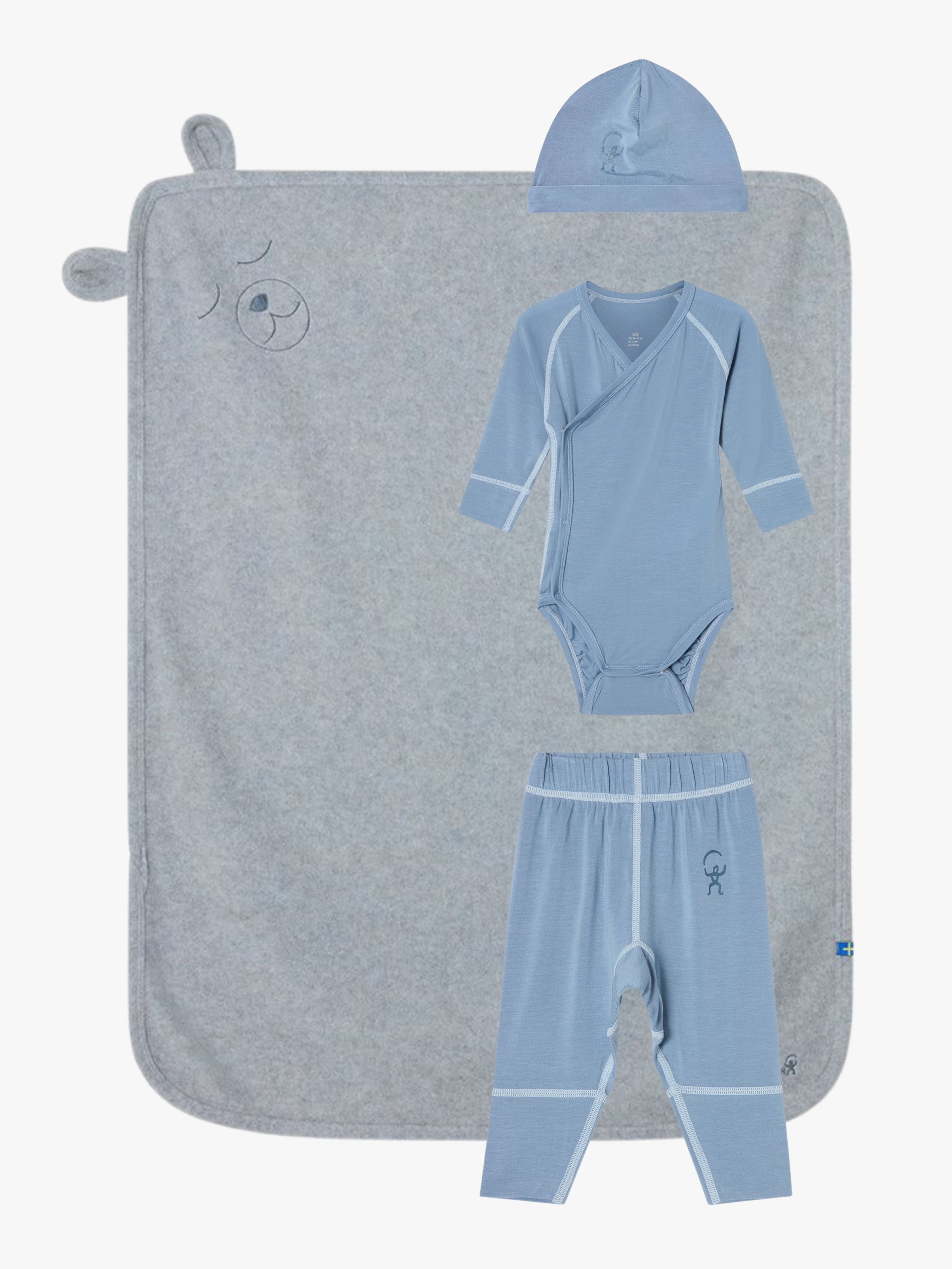 Isbjörn of Sweden KOALA Cozy Sæt Baby, Lagoon, 56-62