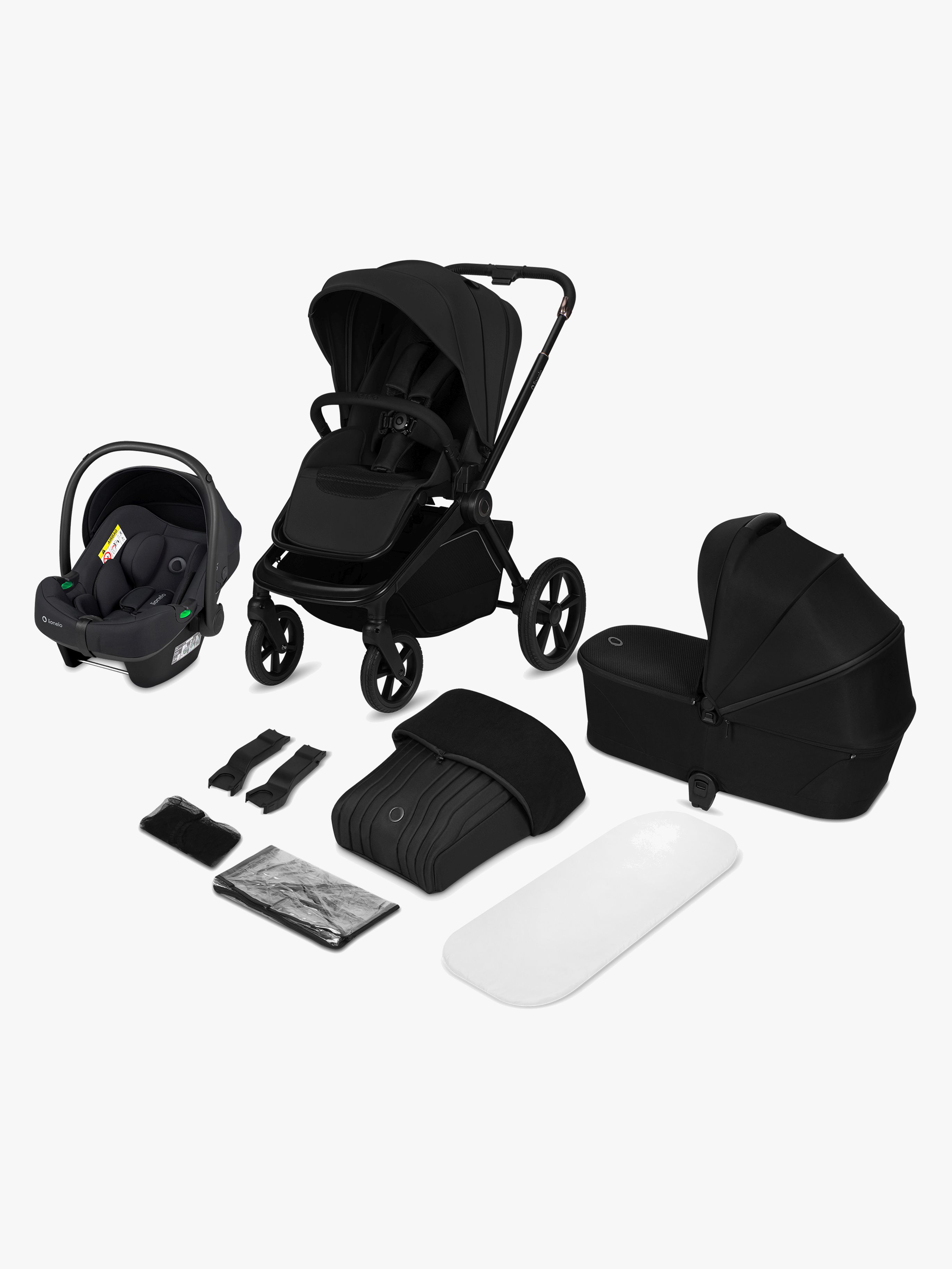 Lionelo FREYA 3-in-1 Duovogn, Black Onyx