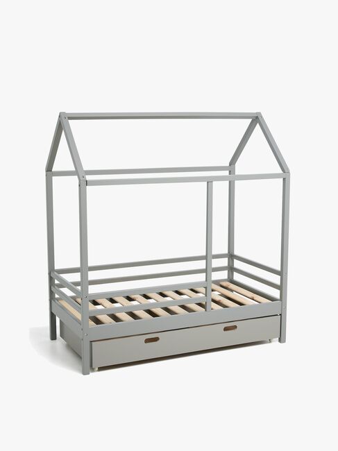 Minitude Nordic Jax Juniorseng 70x140 inkl. Sengeskuffe, Grå