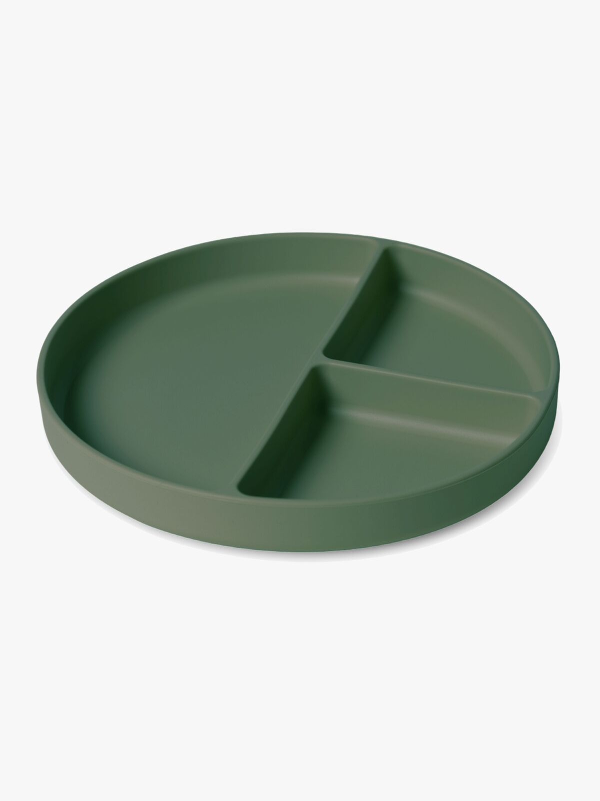 nuuroo Mingo Opdelt Tallerken Silikone, Dusty Green