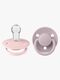 BIBS De Lux Sut 2-pak Silikone One Size Rund, Blossom/Dusty Lilac