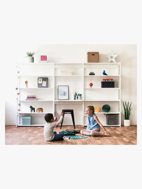 Hoppekids Skrivebordsplade til Reol 80cm, White