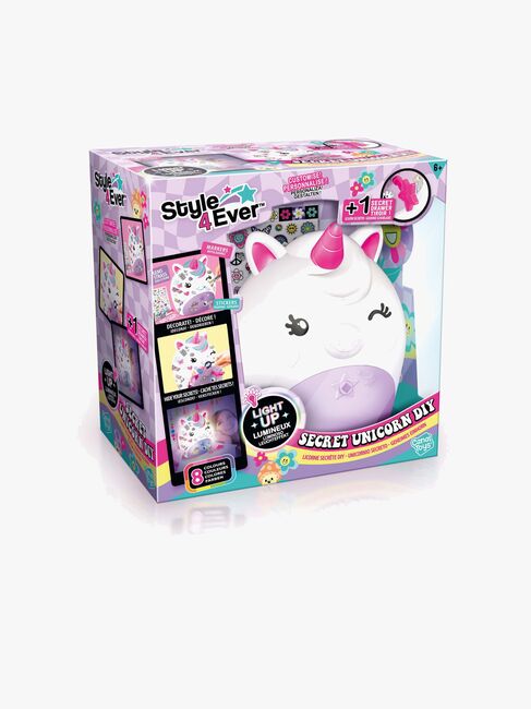 Style 4 Ever Enhjørning Kreasæt DIY med Lampe