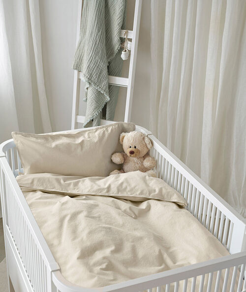 Borganäs Sengesæt Humble 100 x 130 2-delt, Beige