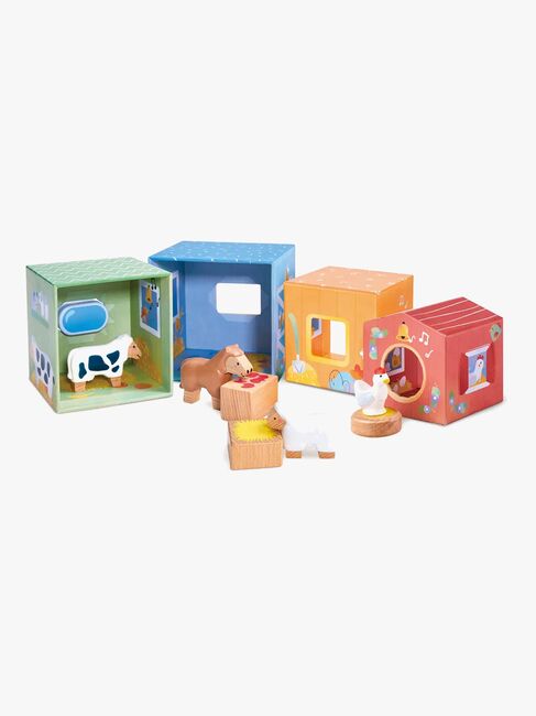 Hape Eventyrbog med Legesæt The Happy Stables