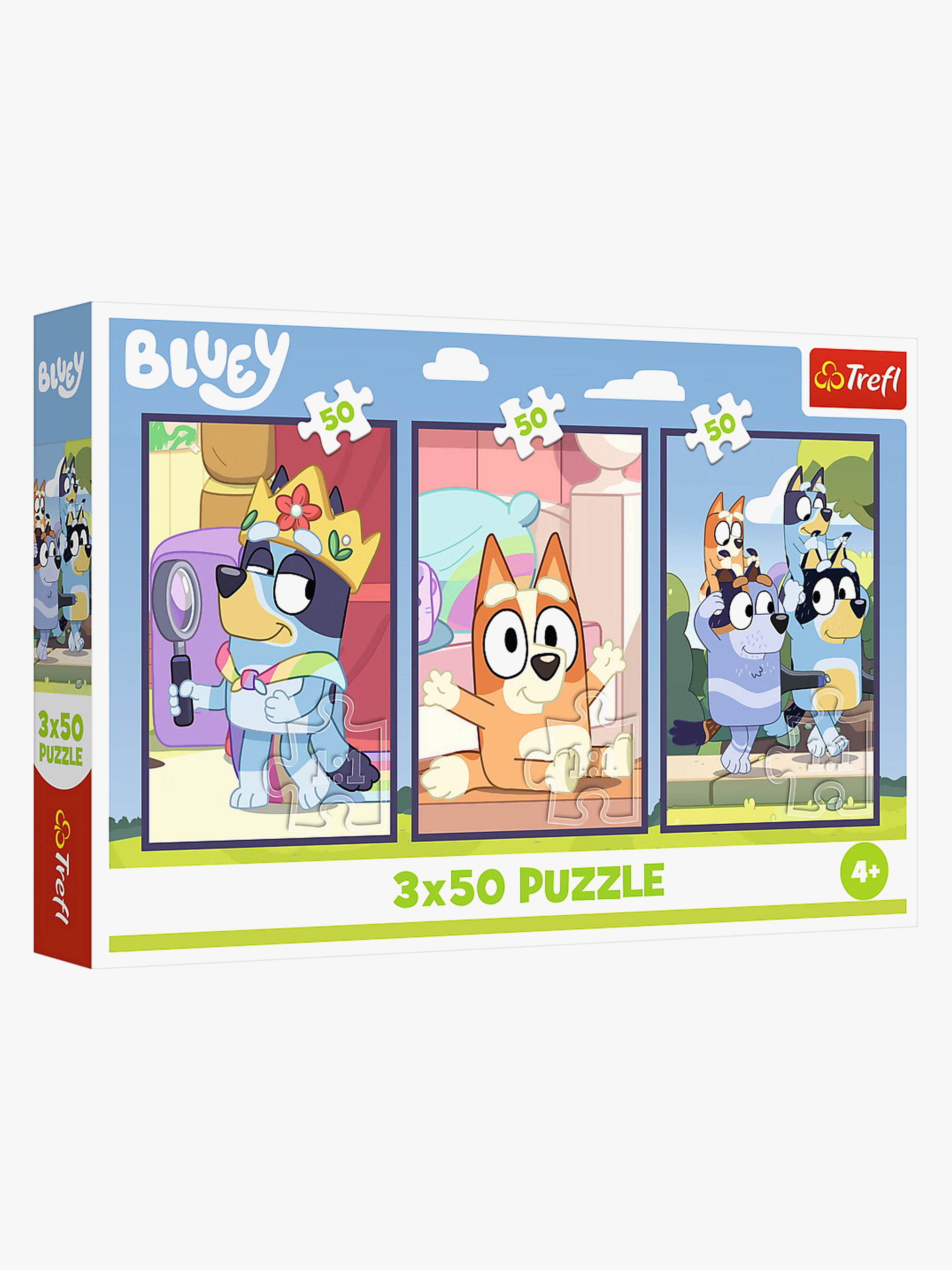 Trefl Bluey Family Puslespil 3x50 Brikker