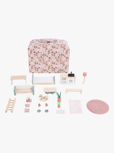 Alice & Fox Kuffert Dukkehus, Pink