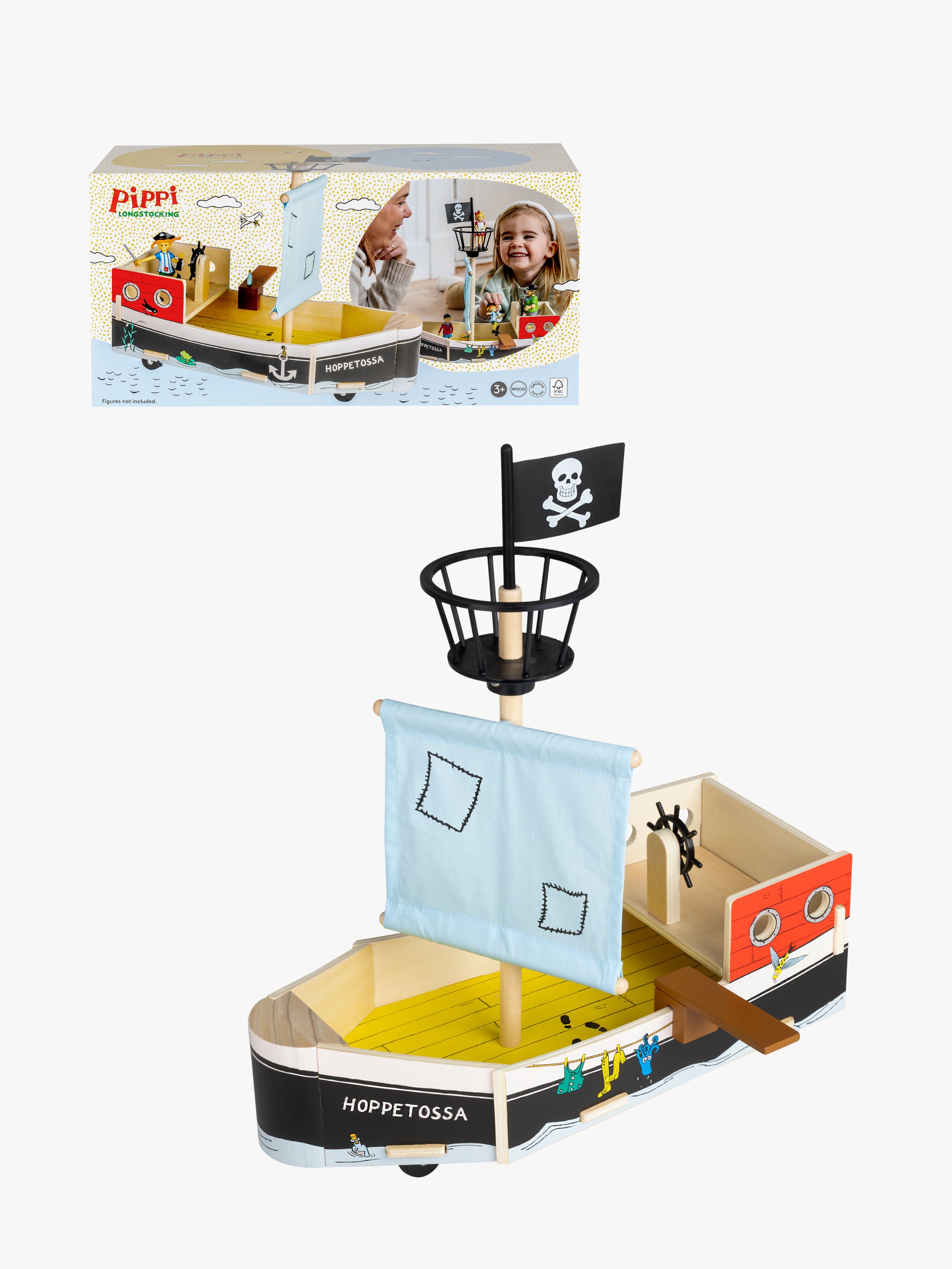 Pippi Langstrømpe Piratskib Hoppetossa
