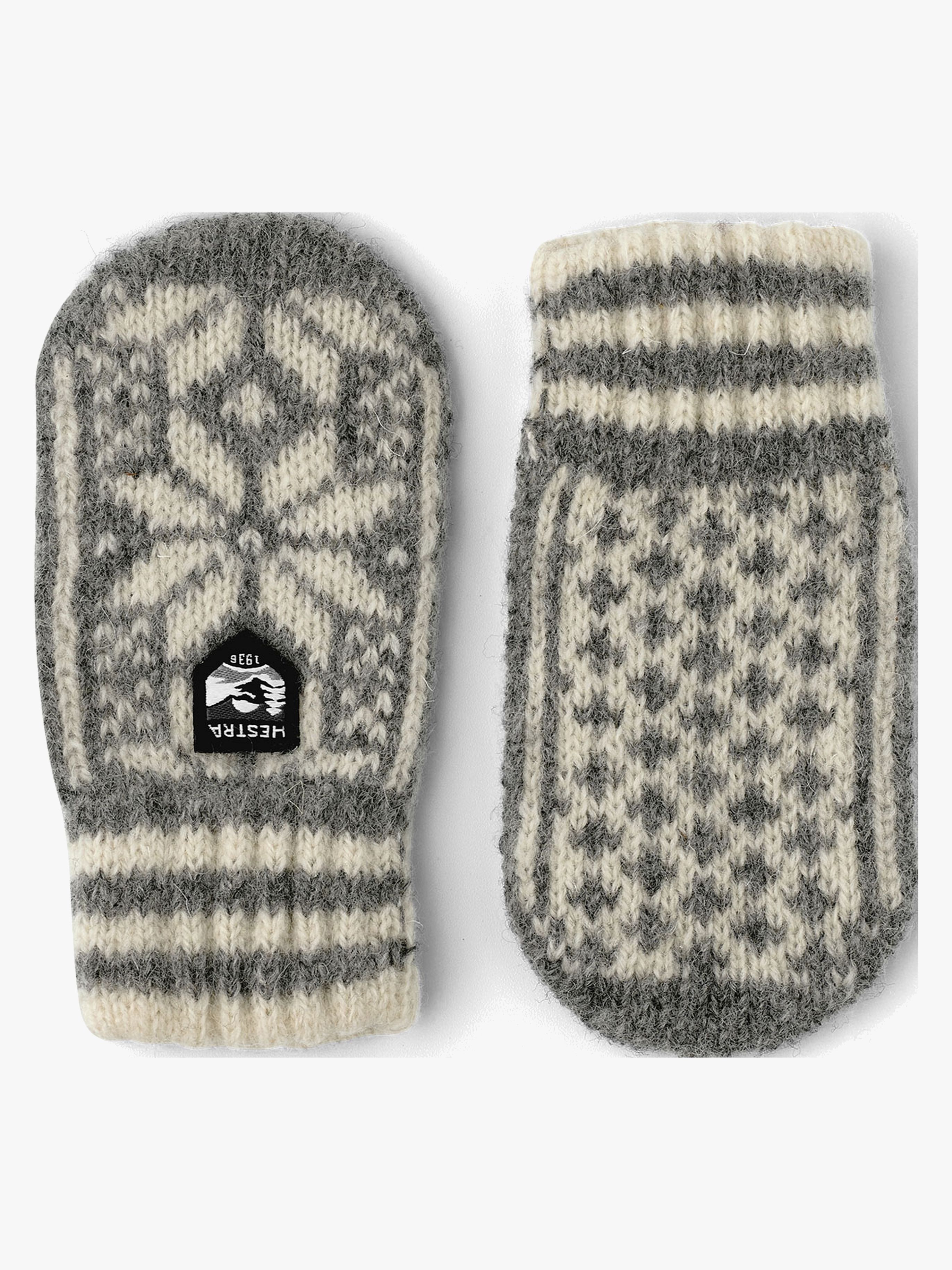 Hestra Kid's Nordic Vanter, Grey/Offwhite, 3