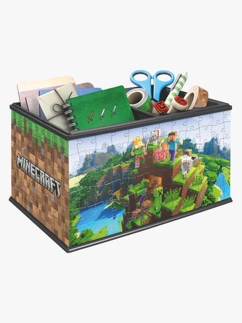 Ravensburger Minecraft 3D-puslespil Skattekiste 108 Brikker