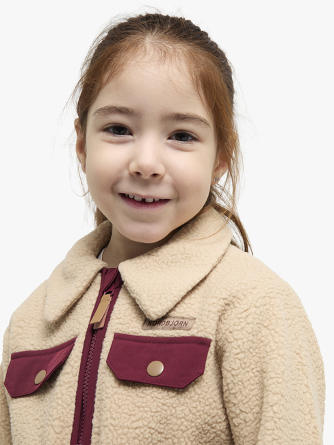 Nordbjörn Sillvik  Vindtæt Fleecetrøje, Beige