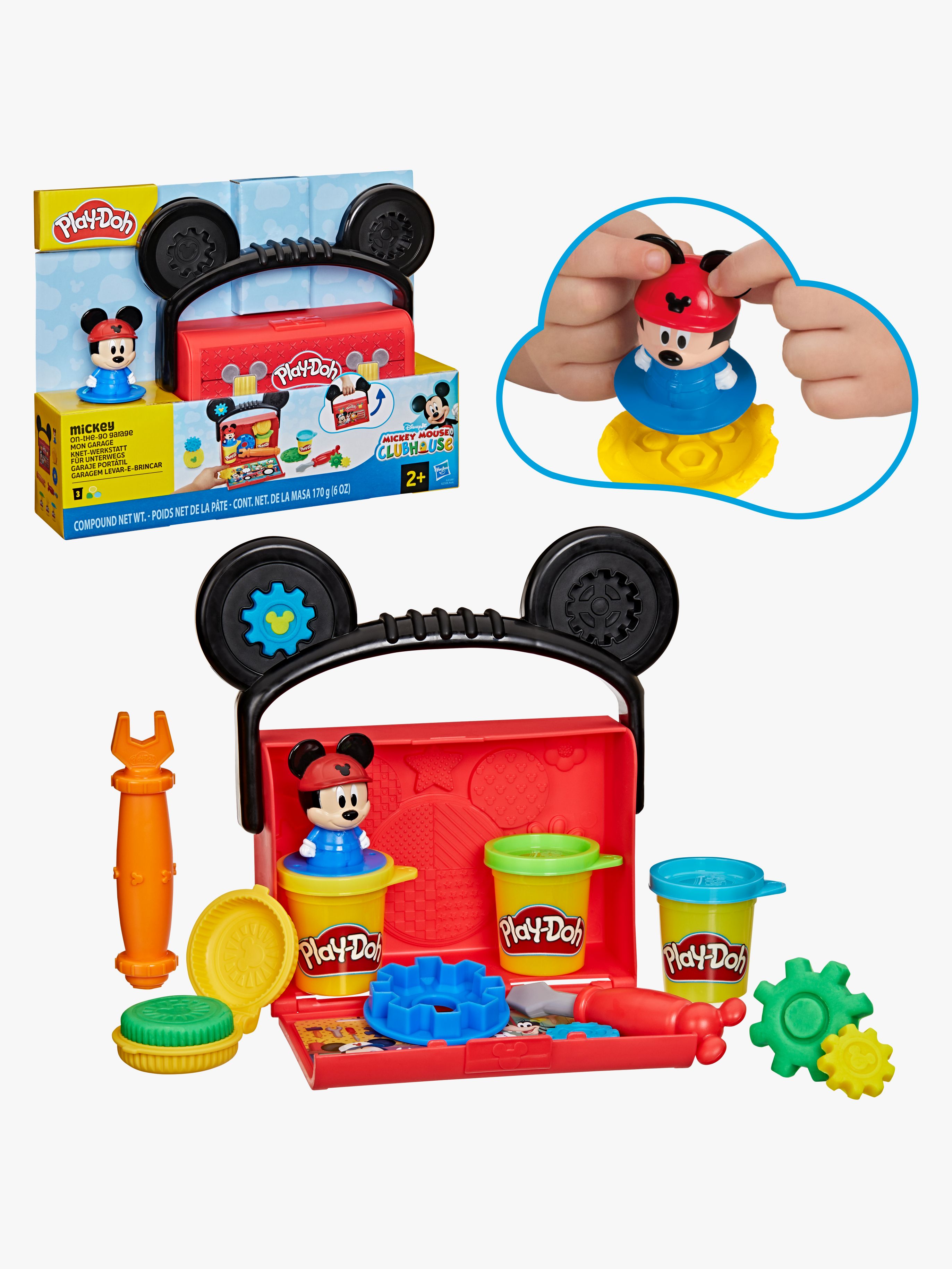Play-Doh Disney Modellervoks Mickey On-the-Go Garage