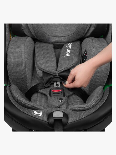 Lionelo Harmony i-Size Autostol, Grey Graphite Leather