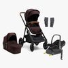 Beemoo Pro Multi 2 Duovogn inkl. Maxi-Cosi CabrioFix Autostol Baby & Base, Espresso Brown