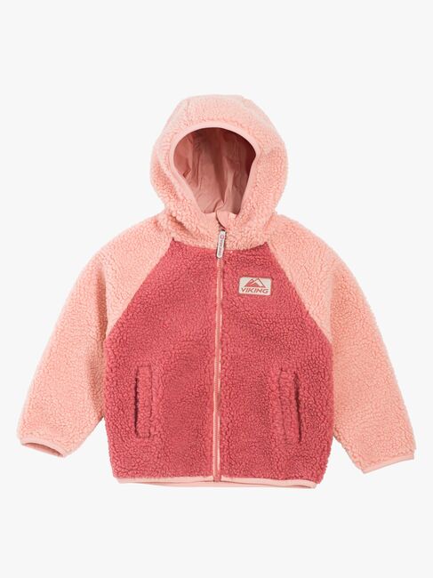 Viking Play  Vendbar Fleecetrøje, Pink