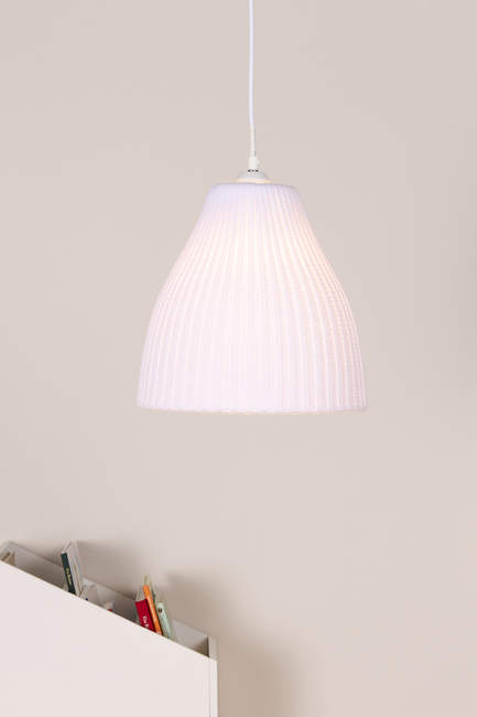 Lilou Lilou Iris Loftlampe Strikket, Hvid