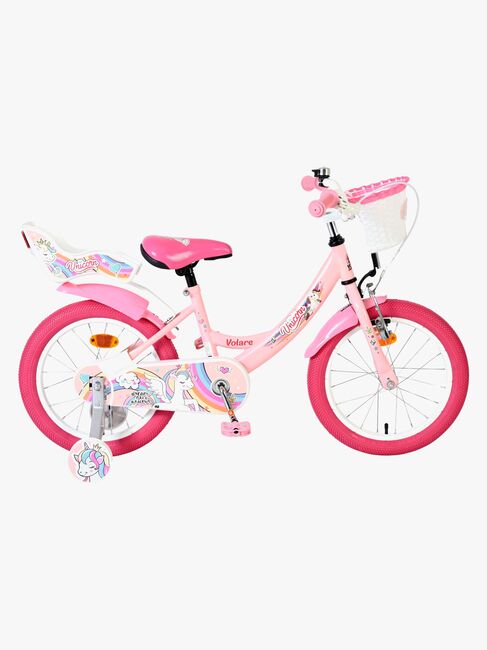 Volare Unicorn Cykel 16 Tommer, Pink