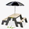 EXIT Aksent Sand-, Vand- & Picnicbord L 2 Siddepladser Deluxe