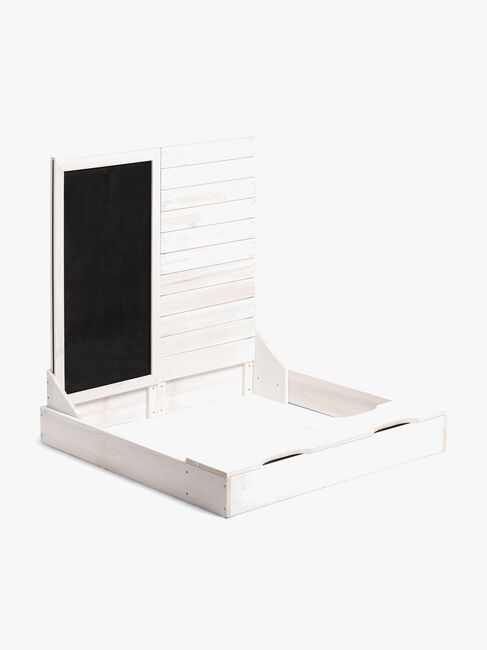 Woodlii Sandkasse m. Tavle, Hvid