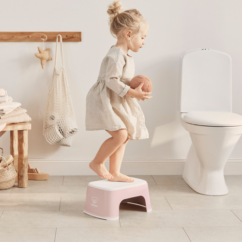 BabyBjörn Skammel, Powder Pink/White