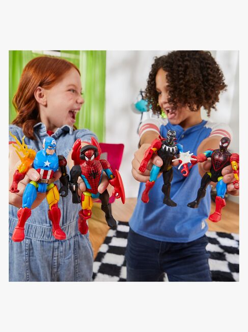 Marvel Spider-Man Mixmashers Figur Iron Spider Delux