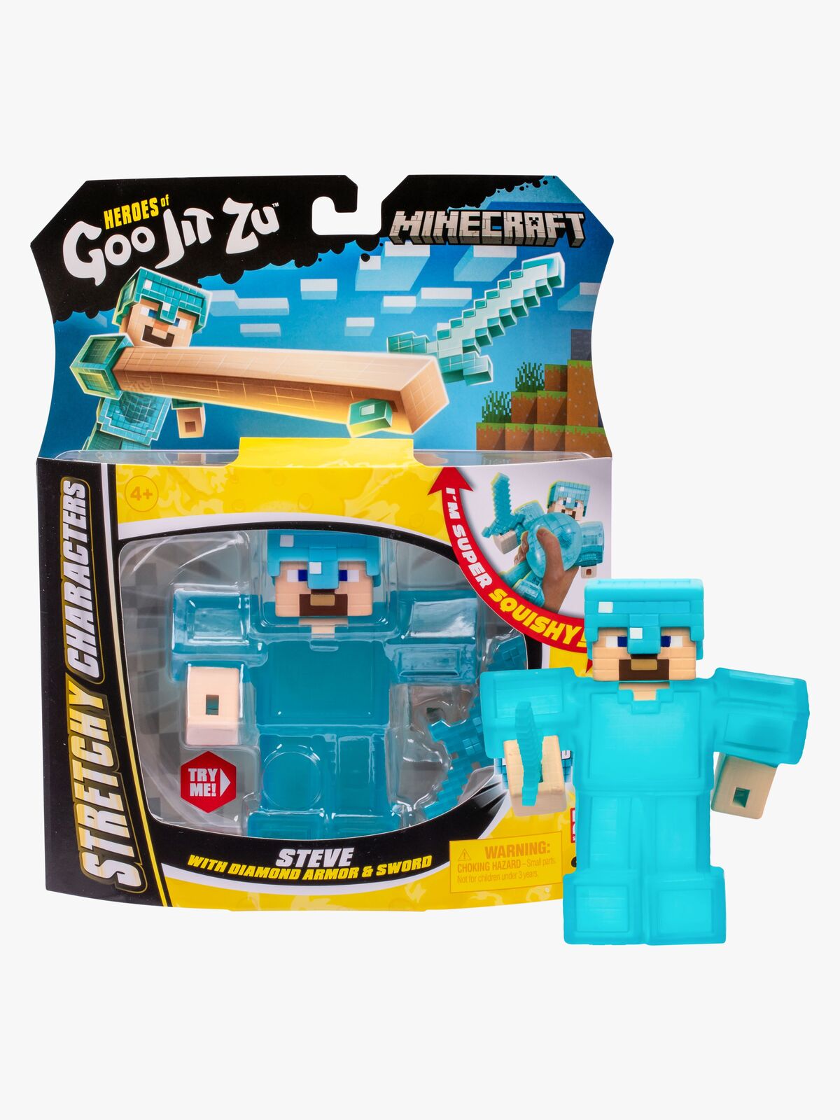 Goo Jit Zu Minecraft Steve Figur