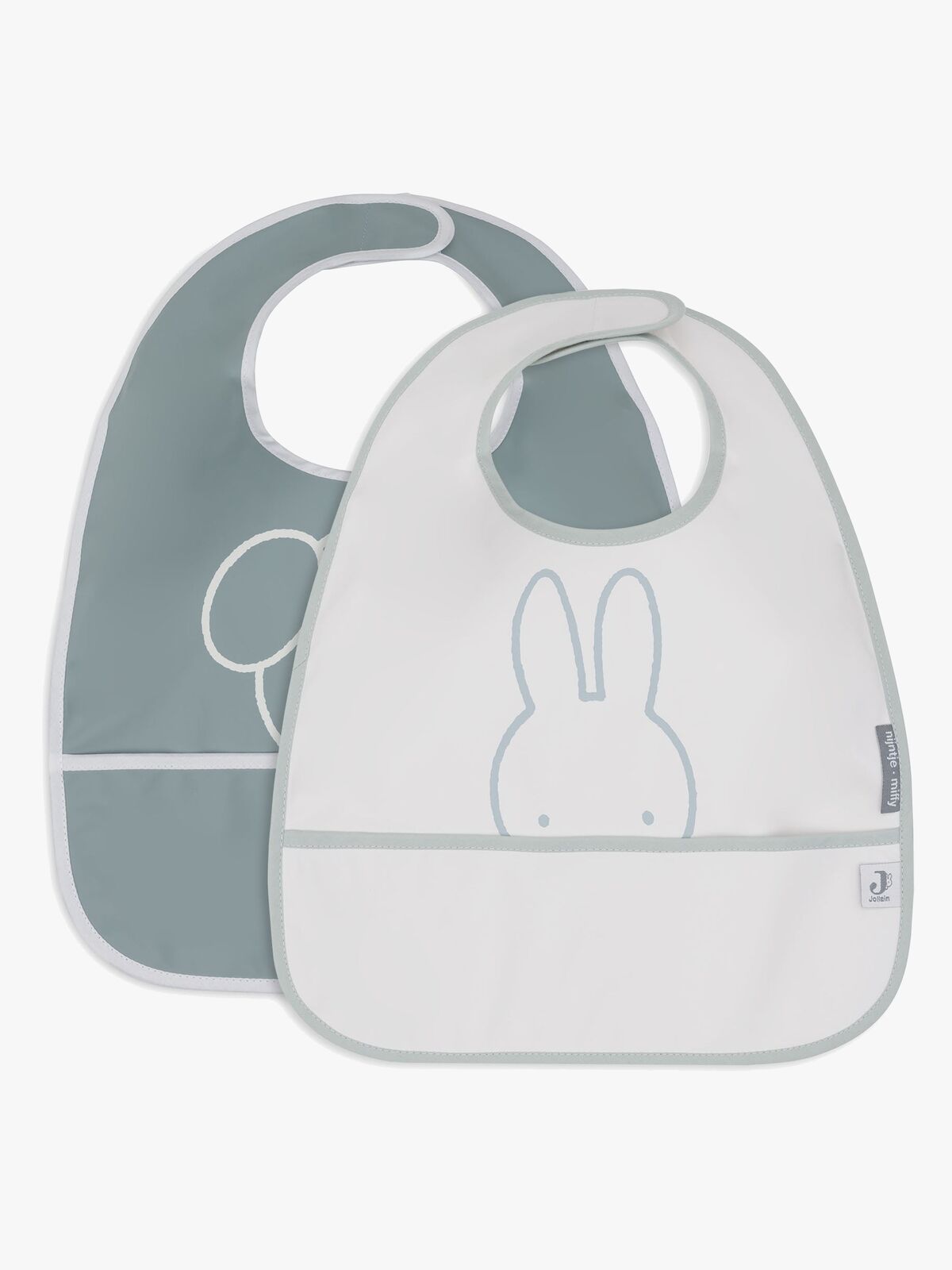 Jollein Miffy Peekaboo Hagesmæk 2-pak, Sea Green