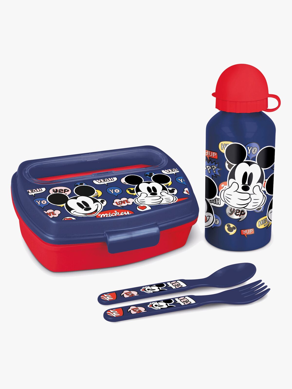Disney Musse Pigg Mickey Mouse Frokostsæt, Happy Smiles