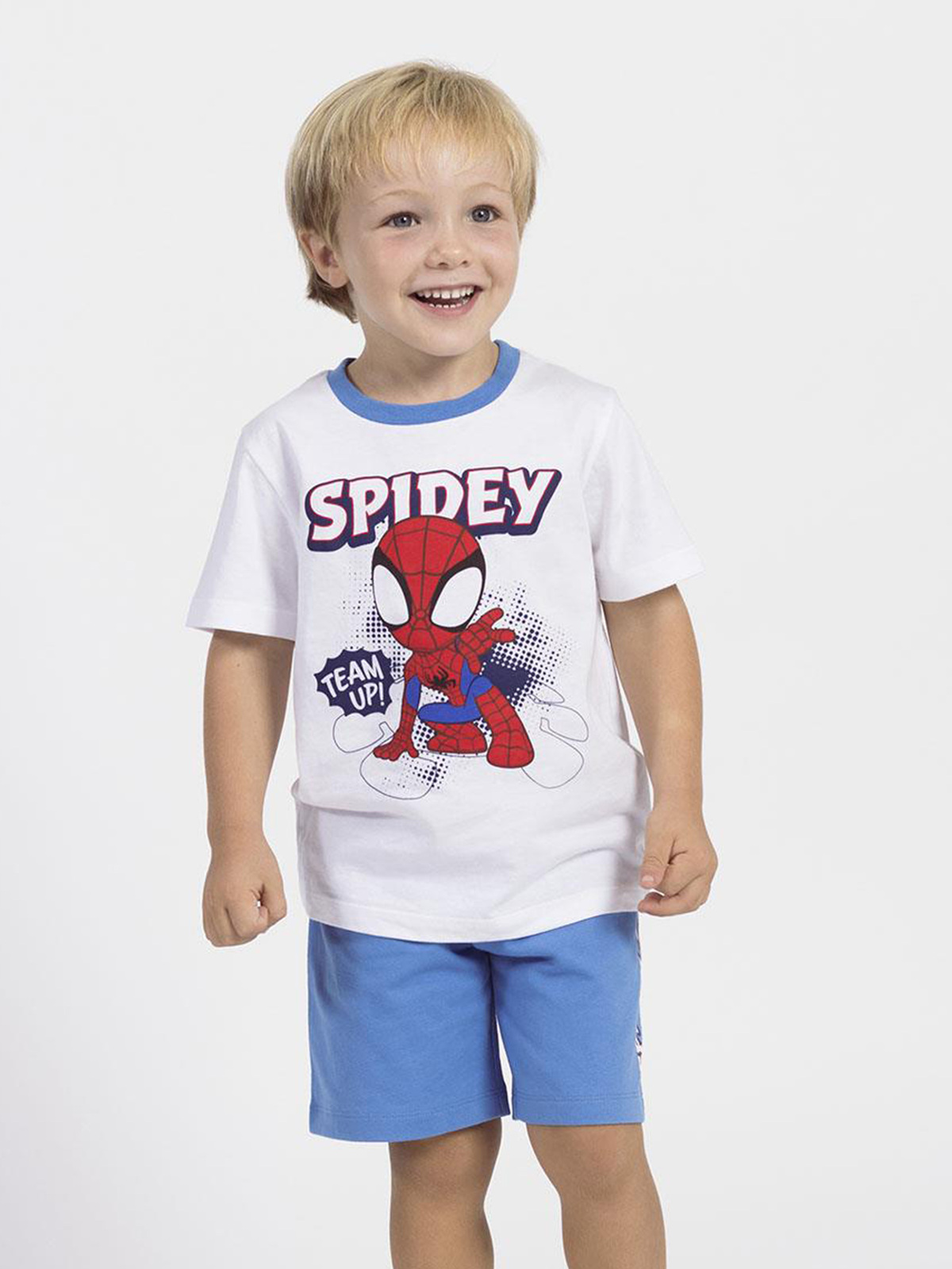 Spidey And His Amazing Friends T-shirt & Shorts Sæt, Hvid