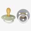 BIBS Colour Sut 2-pak Latex Str. 2 Symmetrisk, Sage Glow/Cloud Glow