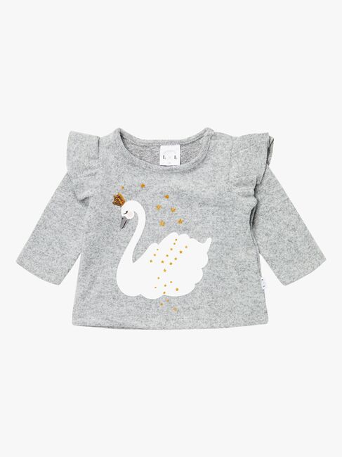 Luca & Lola Alessandra Trøje Baby, Grey Melange