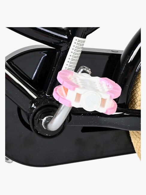 Volare Excellent Cykel med Kurv 12 Tommer, Sort