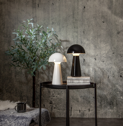 Star Trading Bordlampe Mushroom, Sort