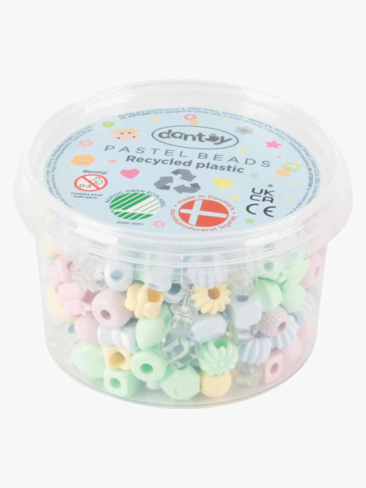 Dantoy Pastel Perler Small 280 Stk.