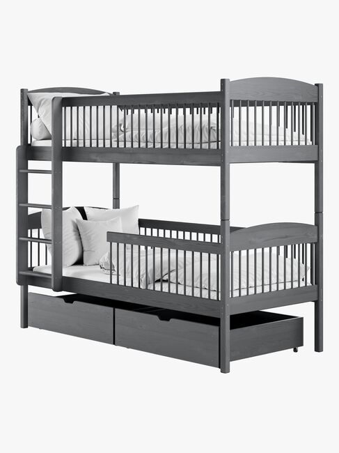 Lano Meble LUNA Køjeseng 90x200, Graphite